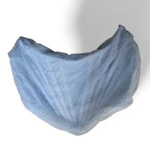 Blue Corset Top‎